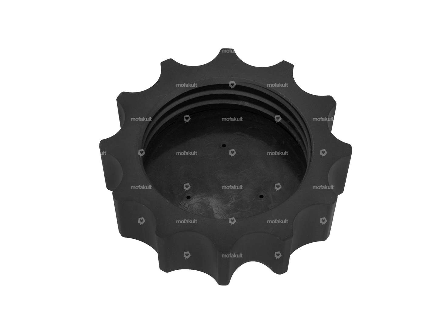 66HEROES Tankdeckel M44x4 «Iron Cross» Alu schwarz | Puch Carousel Image 2