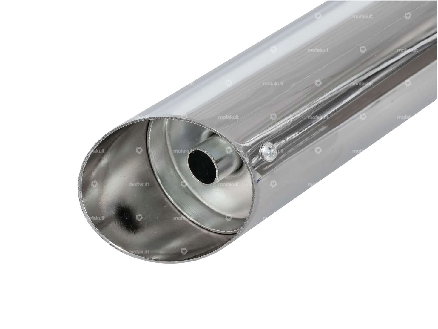Auspuff Boss Demper Ø 28 / 60 mm Chrom Carousel Image 3
