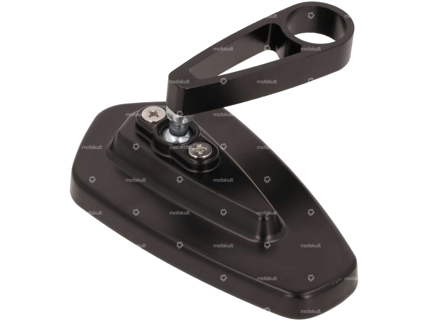 Mirror CNC "Diamant" plug-in version aluminum black Carousel Image 4