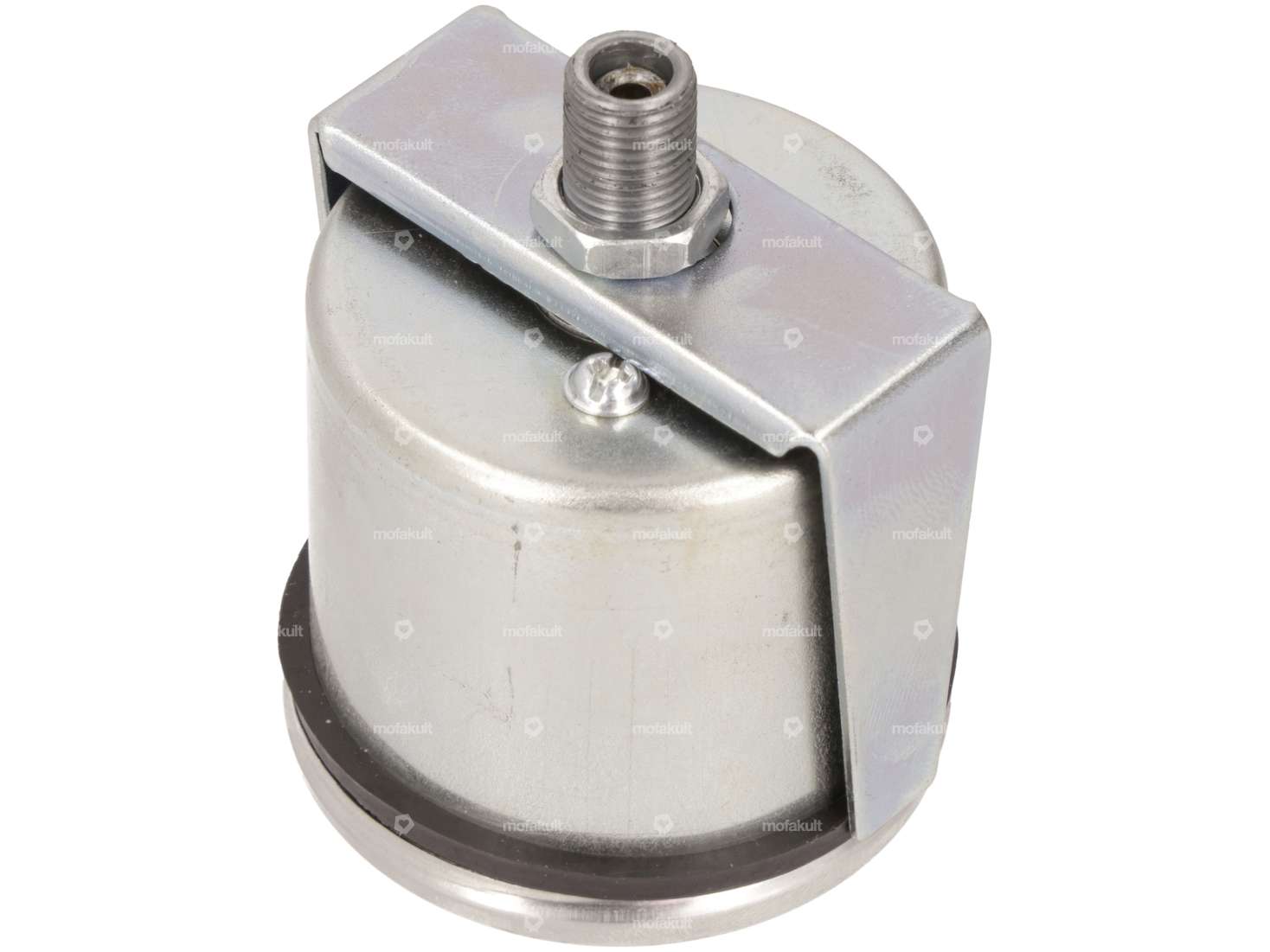 Tacho 60 km/h Ø 48 mm VDO-Nachbau (schwarzes Ziffernblatt) Carousel Image 3