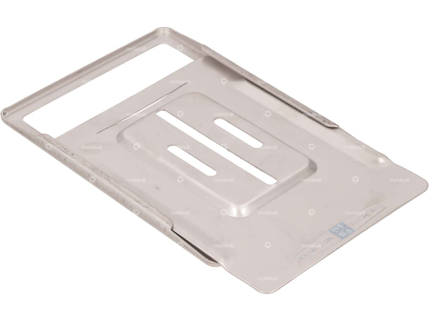 License plate holder (with frame) Inox (CH version) Carousel Image 2