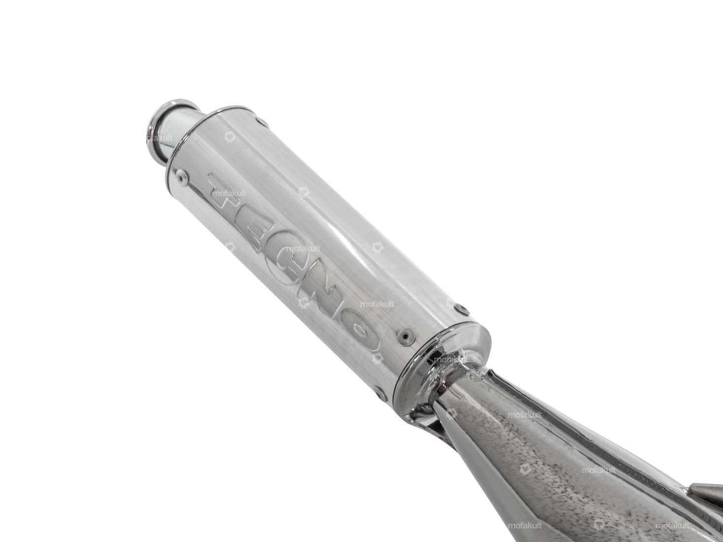 TECNO Exhaust Chrome / Aluminum | Tomos Revival Carousel Image 2