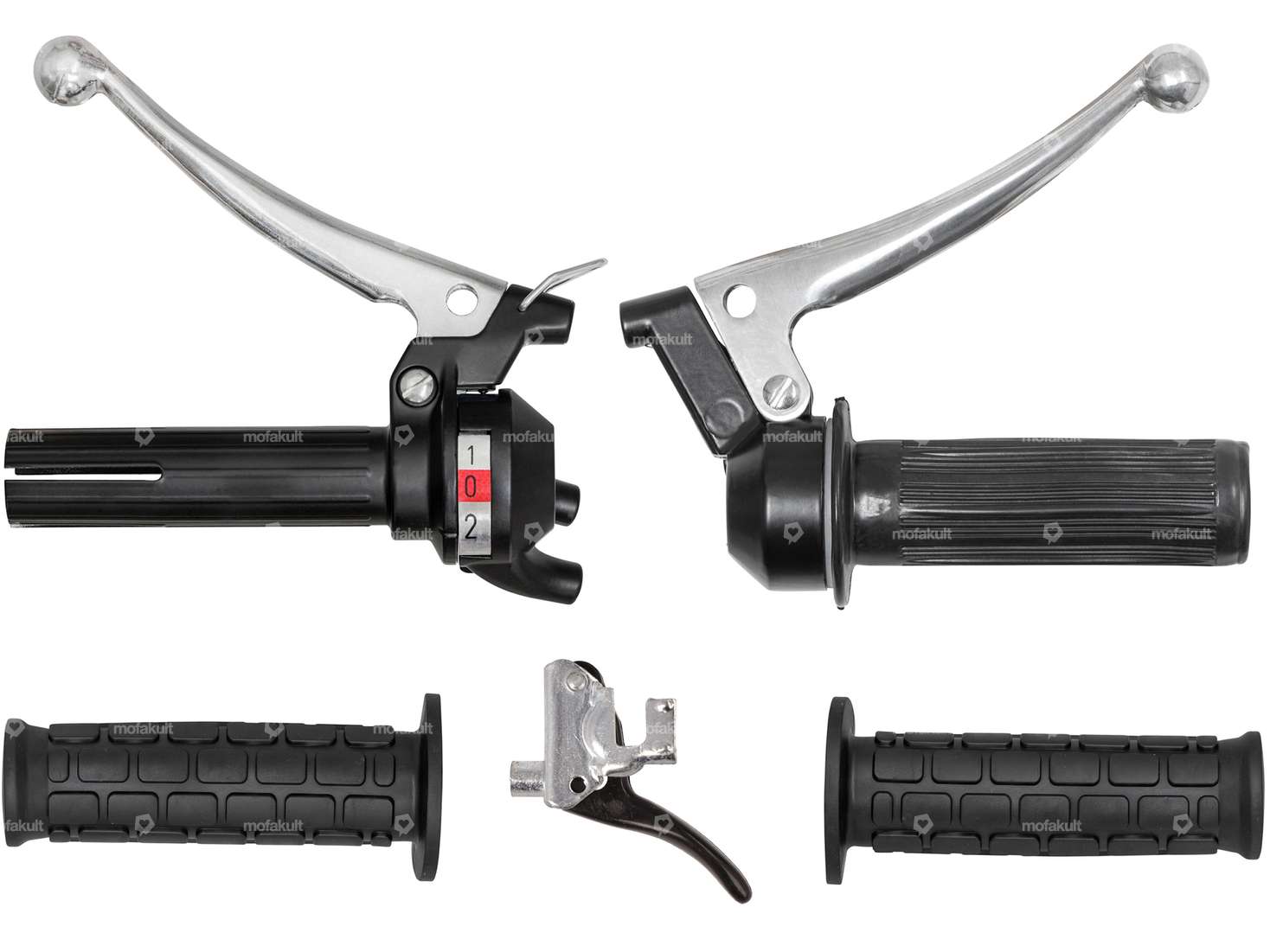 Griffset 2-Gang HG Nachbau schwarz Carousel Image 1