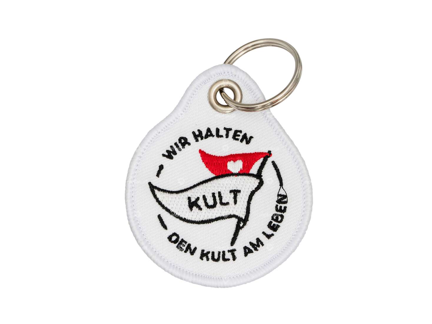 mk-Merch Schlüsselanhänger «mofakult - Wir halten den Kult am Leben» 65 x 55 mm Carousel Image 1