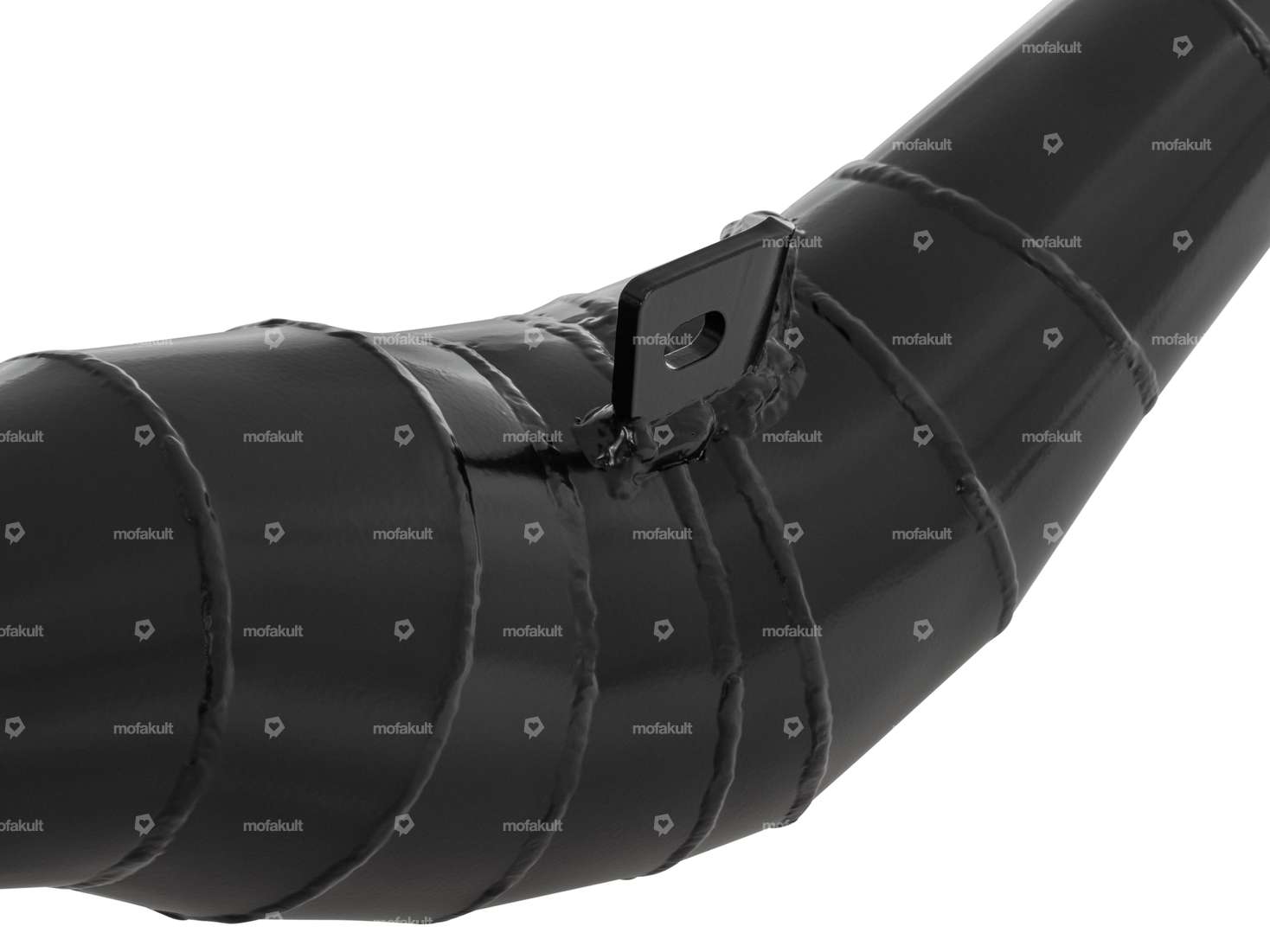 MLM Auspuff «Crazy Pipe» schwarz gerader Auslass | Puch Carousel Image 2