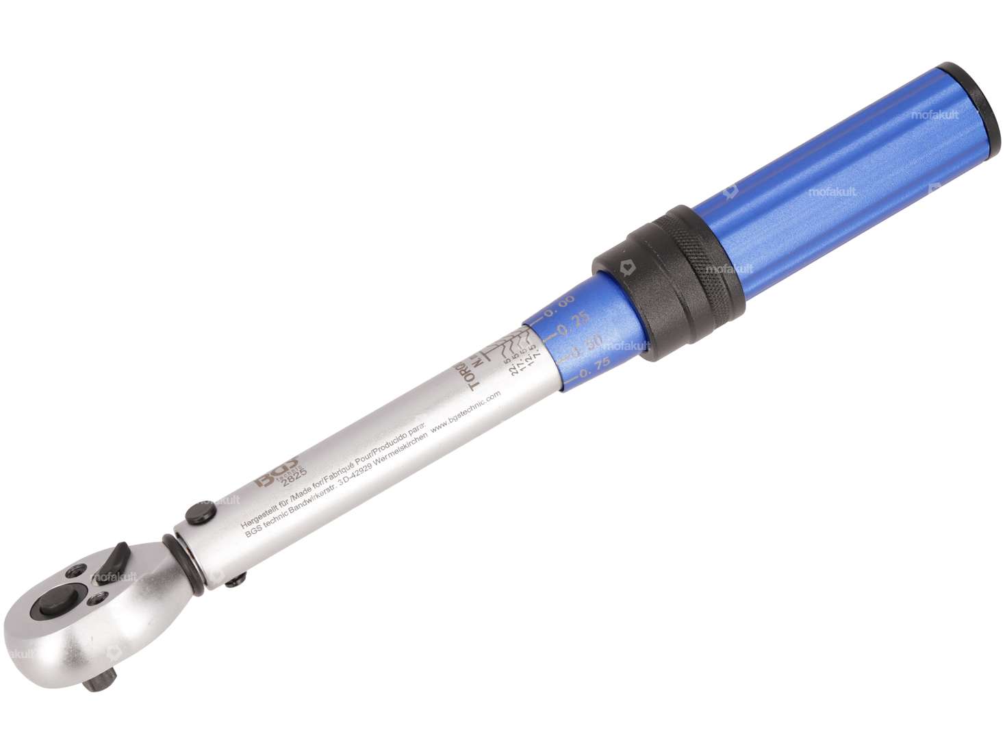 BGS Drehmomentschlüssel 1/4" (5 - 25 Nm) Carousel Image 1