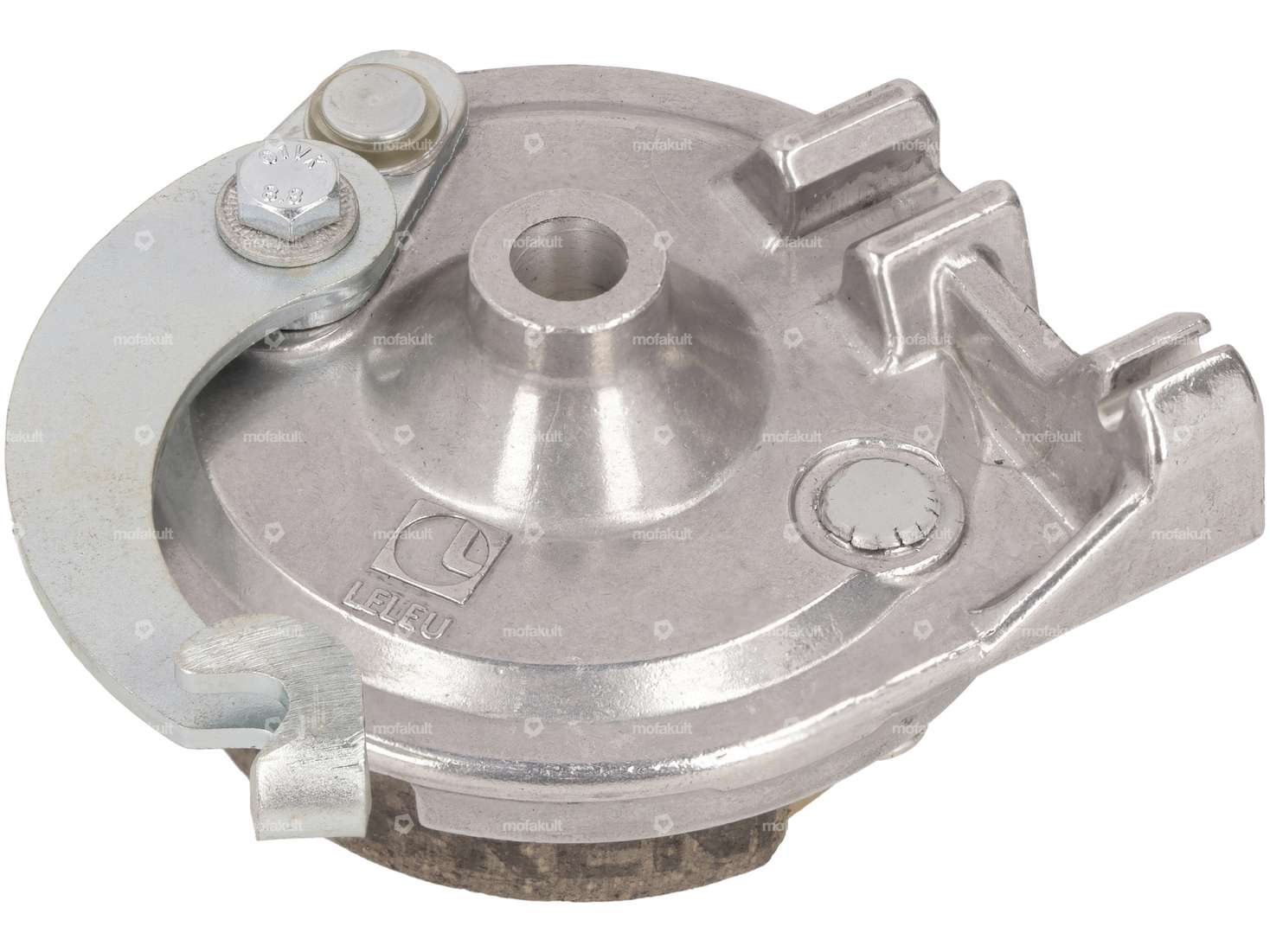 LELEU Bremsankerplatte vorne 11 mm Achse | Puch Maxi S, N, X30 Sport NS, NL, Velux Carousel Image 2