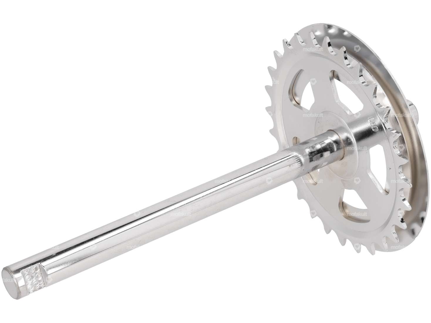 GPO pedal axle 28 T. keyway galvanized | Piaggio Ciao Carousel Image 2