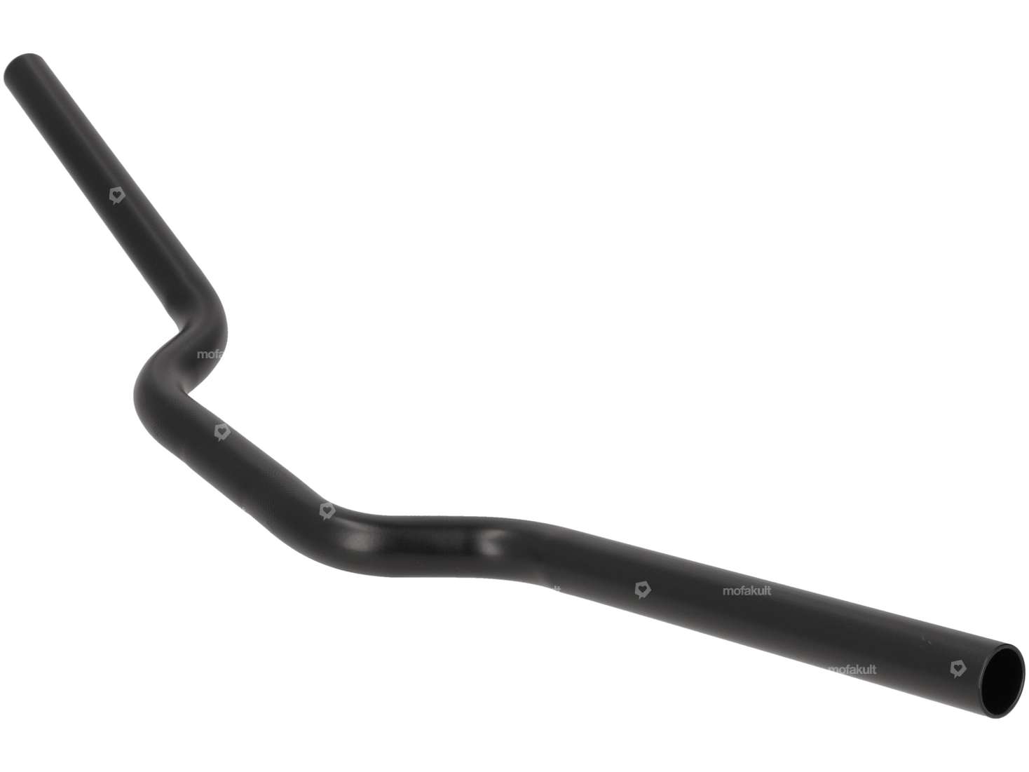 Lenker Gabelplatte 9 cm geschwungen schwarz Carousel Image 2