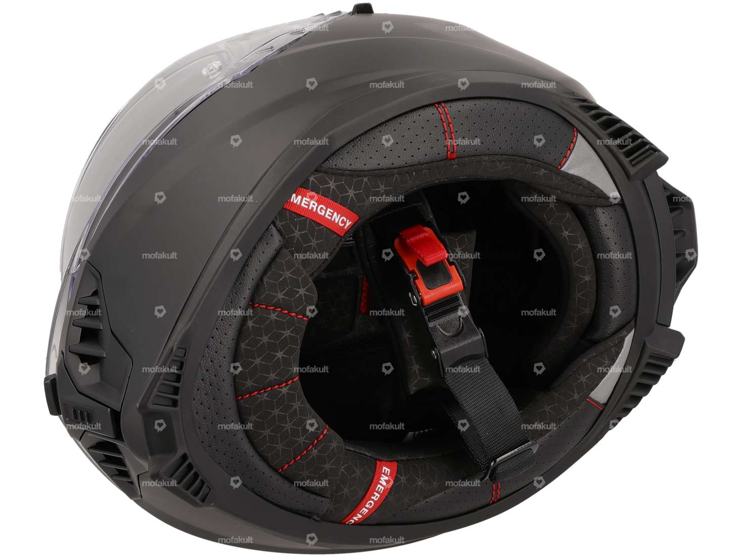gms Integralhelm «Hexago» schwarz-matt Carousel Image 4