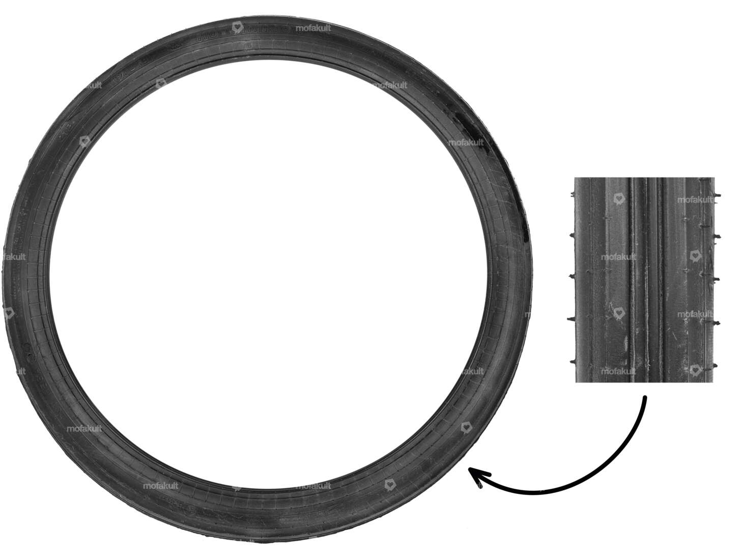 Hutchinson 1.75 x 19" tires | Solex Carousel Image 1