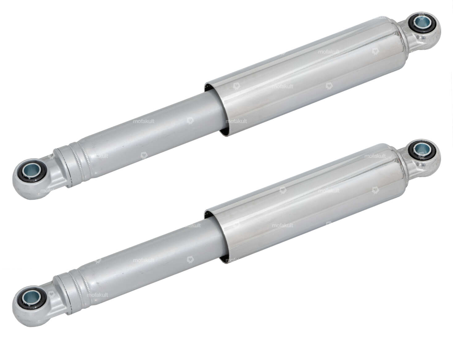 IMCA Stossdämpfer 30 cm Oldschool Chrom / silber Carousel Image 1