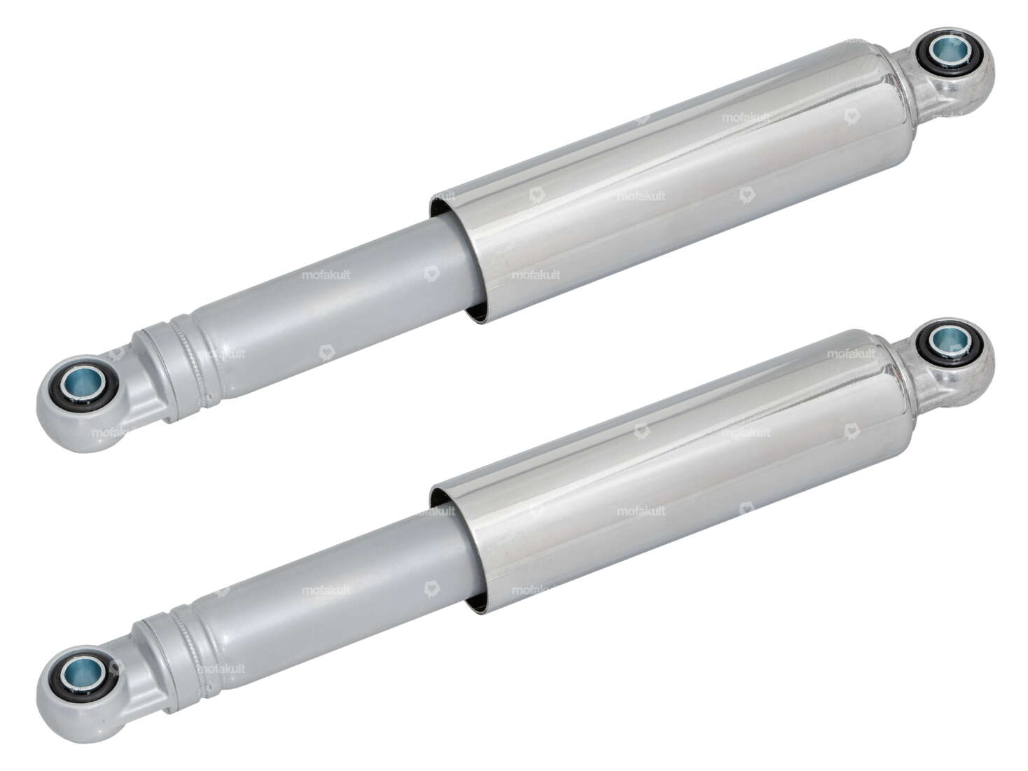 IMCA Stossdämpfer 28 cm Oldschool Chrom / silber Carousel Image 1