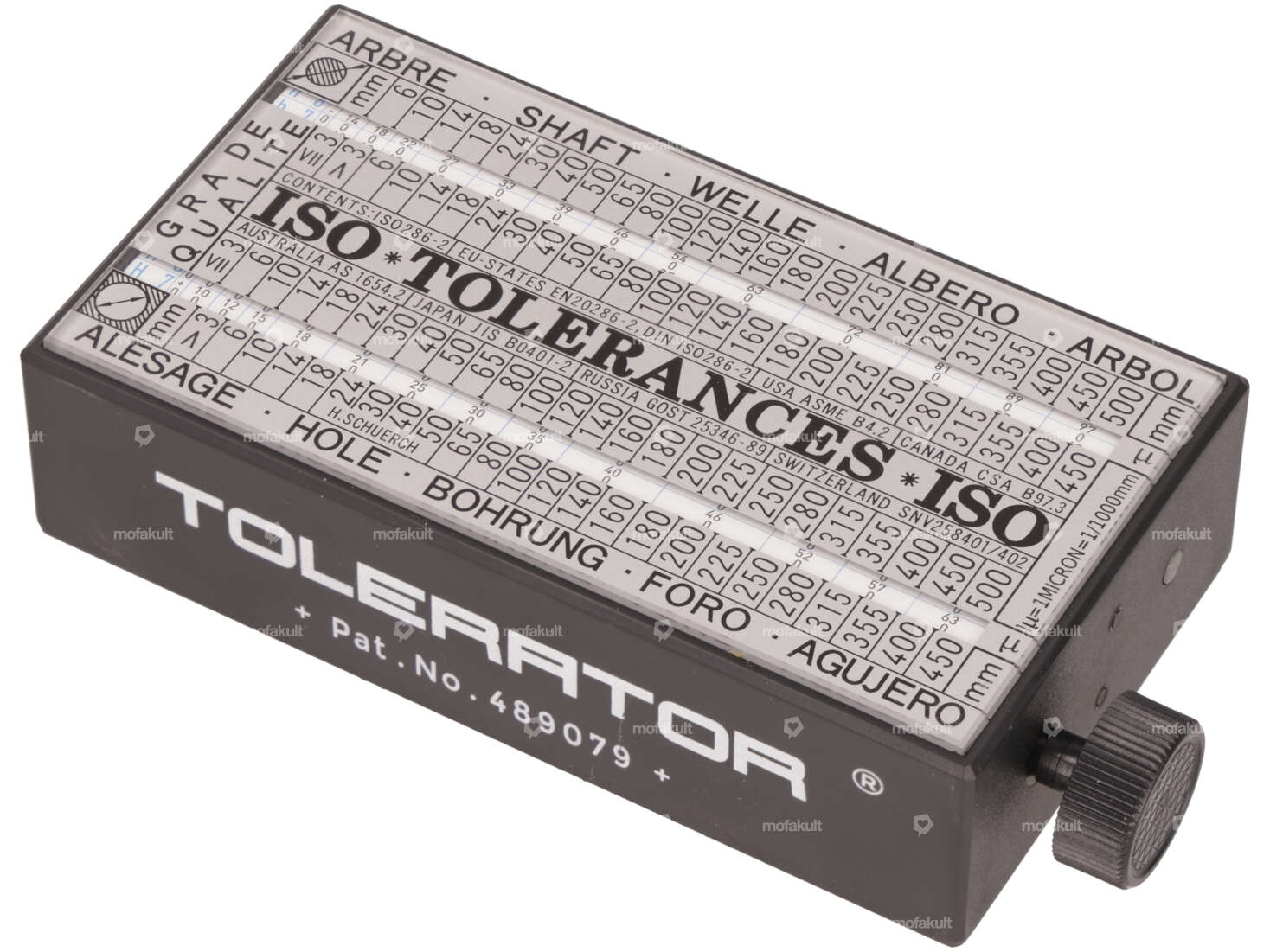 TOLERATOR Conversion box ISO tolerances shaft-bore "Tolerator" Carousel Image 1