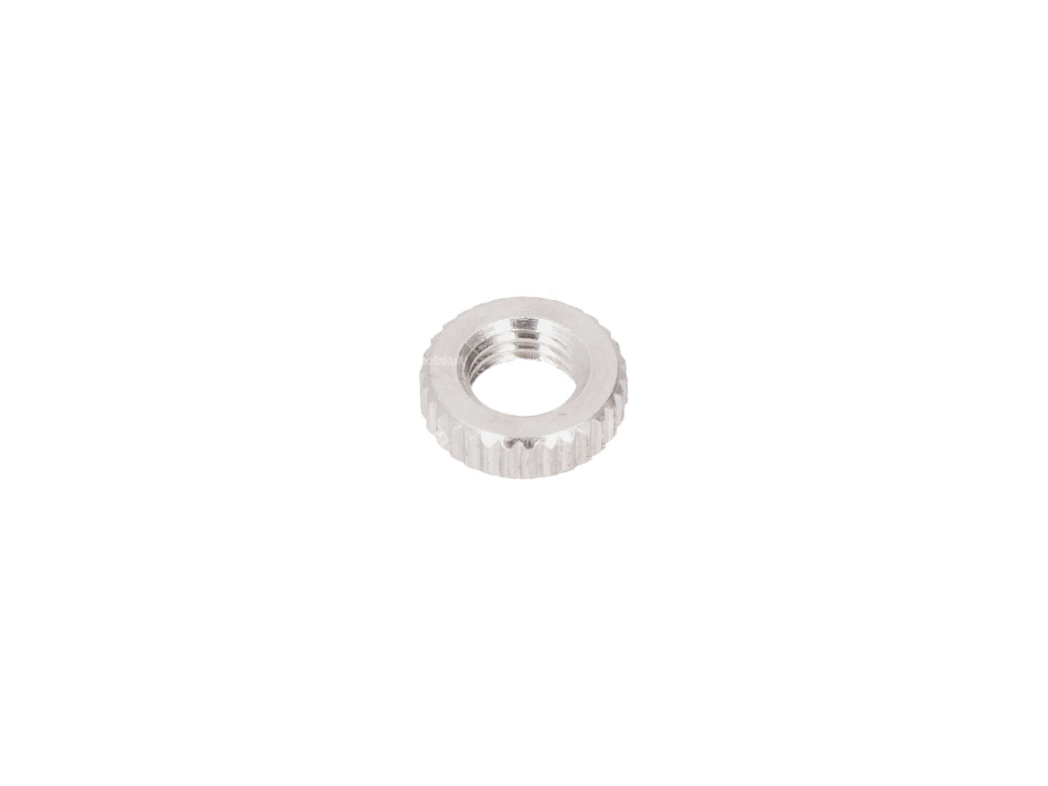 Mutter M6x0.75 Vergaserrohrbogen Alu gerändelt Carousel Image 1