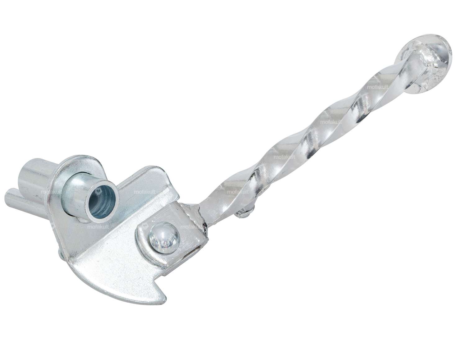 Side stand turned chrome / galvanized | Piaggio Ciao Carousel Image 2