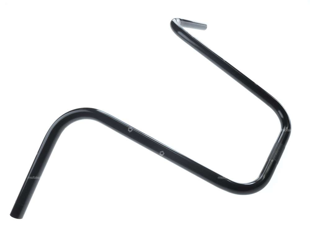 Handlebar fork plate 36 cm curved black Carousel Image 2
