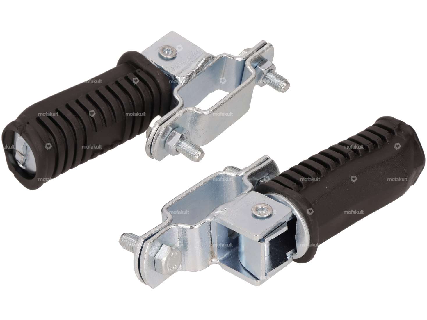 Folding footrests (square mount for clamping) Carousel Image 2
