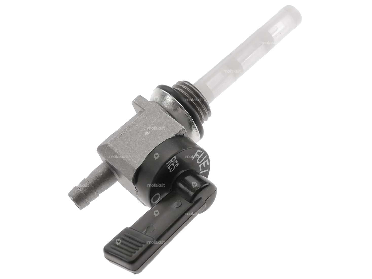 OMG Benzinhahn senkrecht M14x1.5 beschriftet (zum einschrauben) nach unten abgehend Carousel Image 2