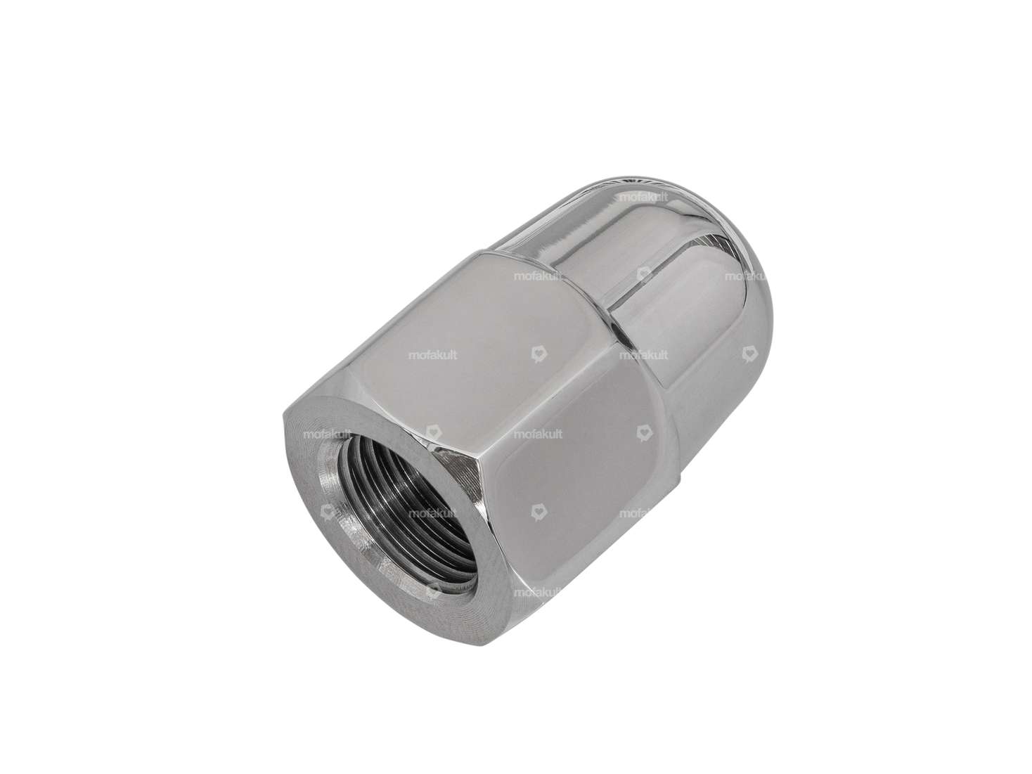 66HEROES Hutmutter M11x1 Inox poliert Carousel Image 2