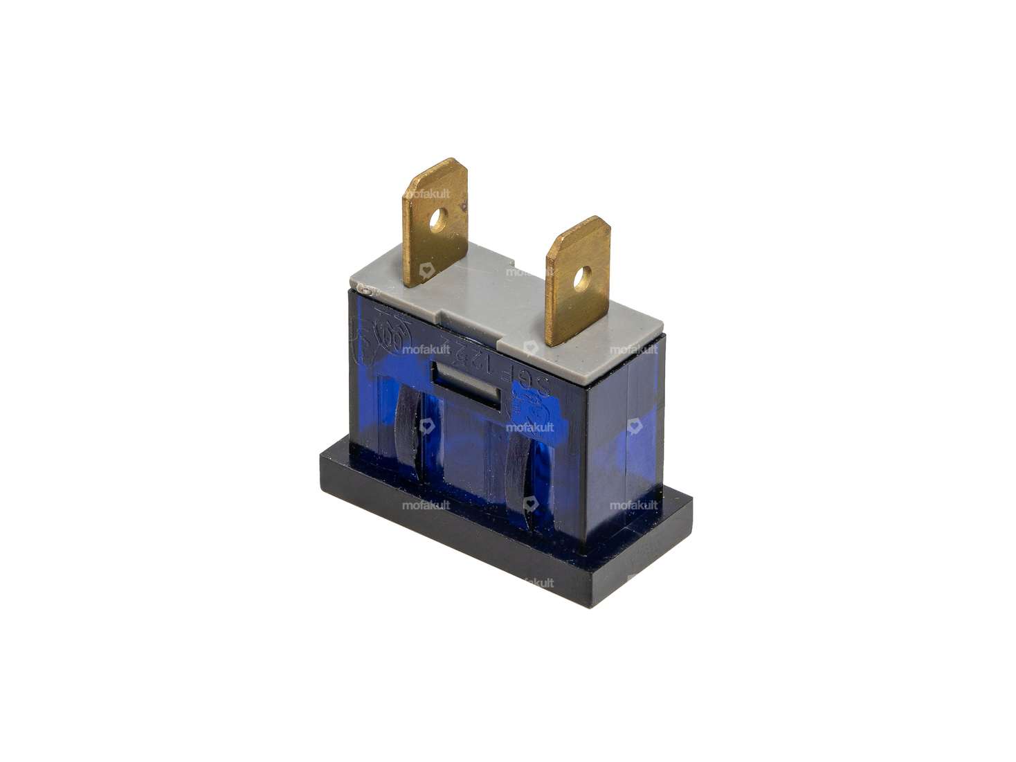 Indicator light blue 6V square (21.5 x 9.5 mm) Carousel Image 2