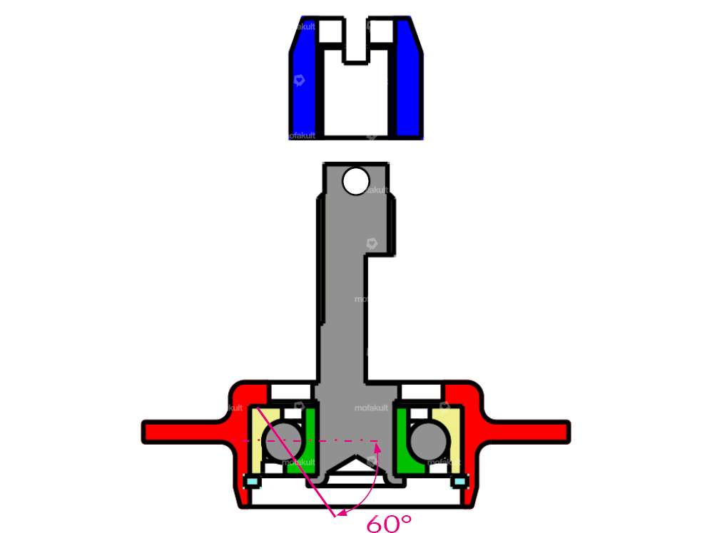 swiing® revival Zugbolzen 2-Lamellen Ausf. High End | Puch Z50 Carousel Image 3