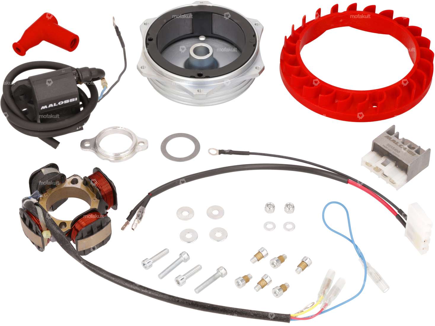Malossi Rennzündung 12V | Piaggio Ciao, SI, Bravo, Boxer Carousel Image 1