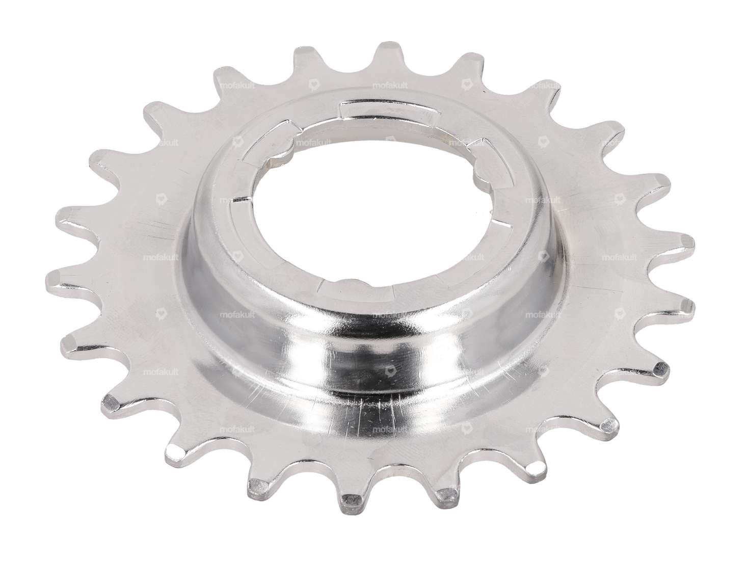 Zahnkranz Rücktritt 22 z. stark gekröpft Chrom Carousel Image 2