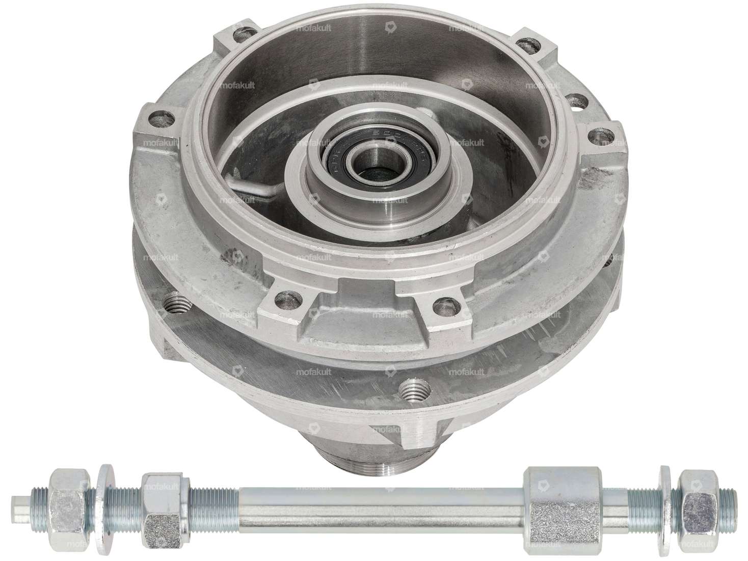 GPO Radnabe inkl. Achse Gussrad hinten | Puch Maxi, X30 NG-2AH Carousel Image 1