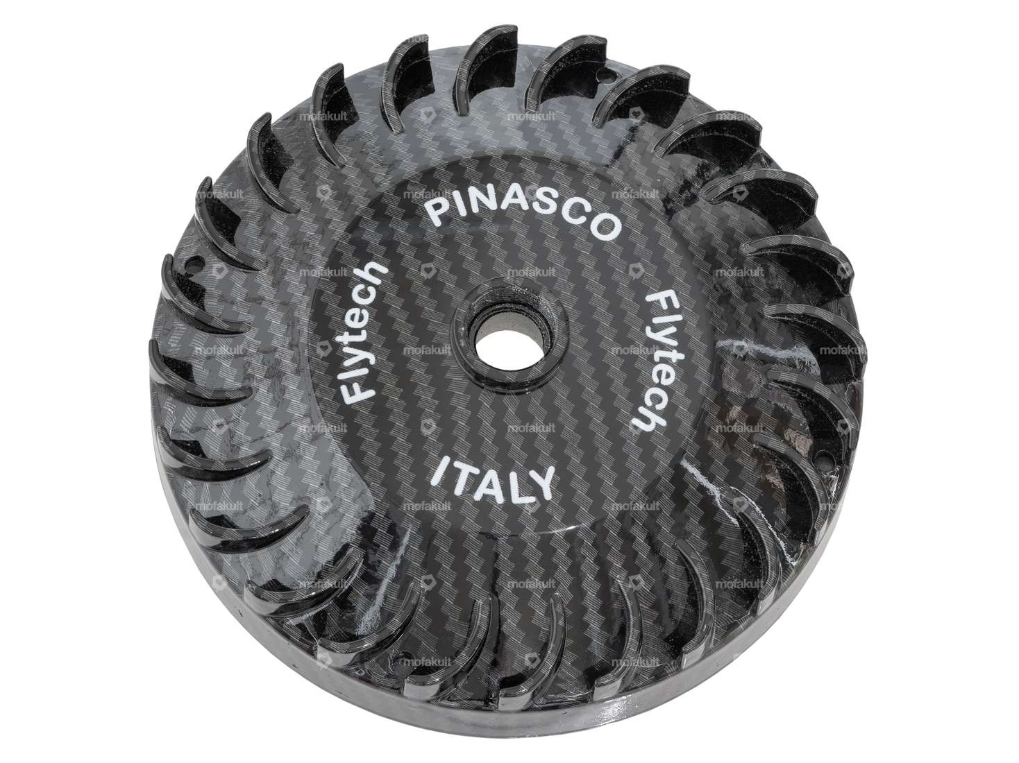 Pinasco flywheel "Flytech" Carbon | Piaggio Ciao, SI, Bravo, Boxer Carousel Image 1