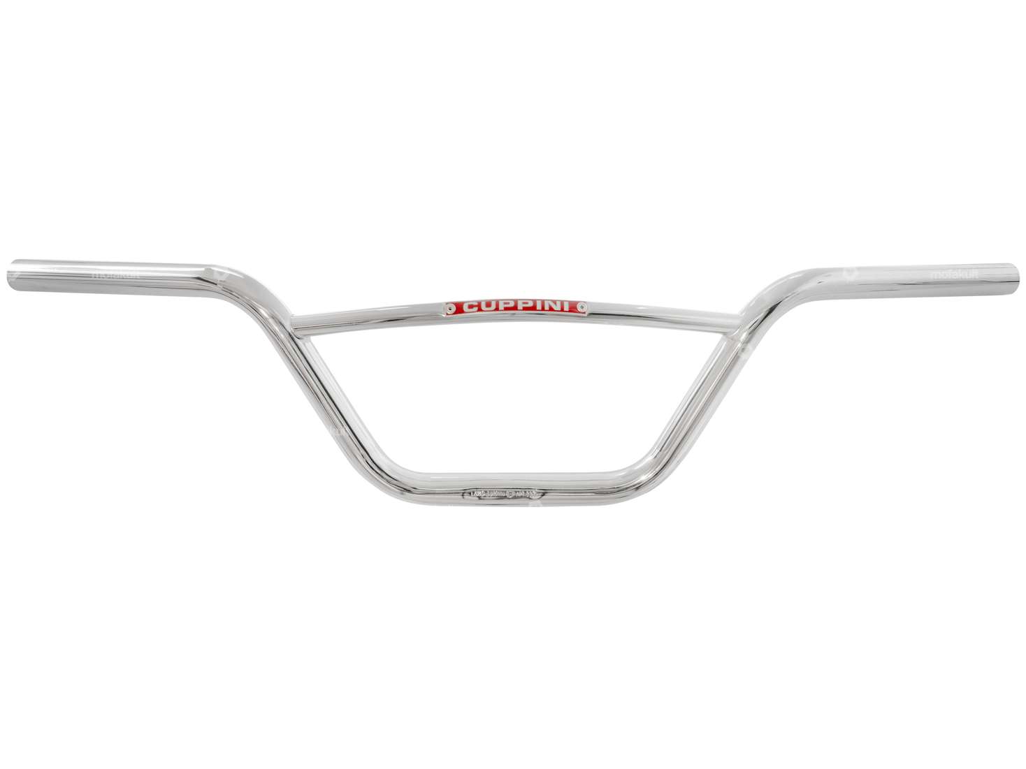 Handlebar fork plate 16 cm curved with chrome strut Carousel Image 1