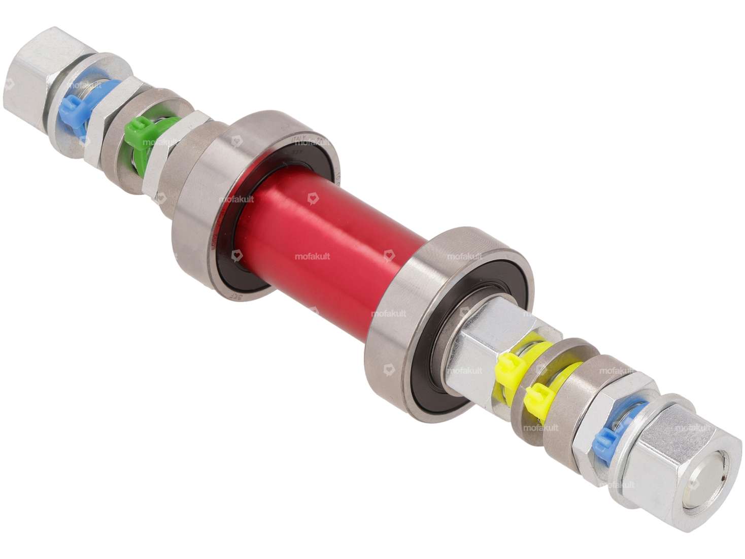 swiing® ingenious wheel axle with bearing conversion kit Snowflake front wheel | Puch Maxi Carousel Image 2