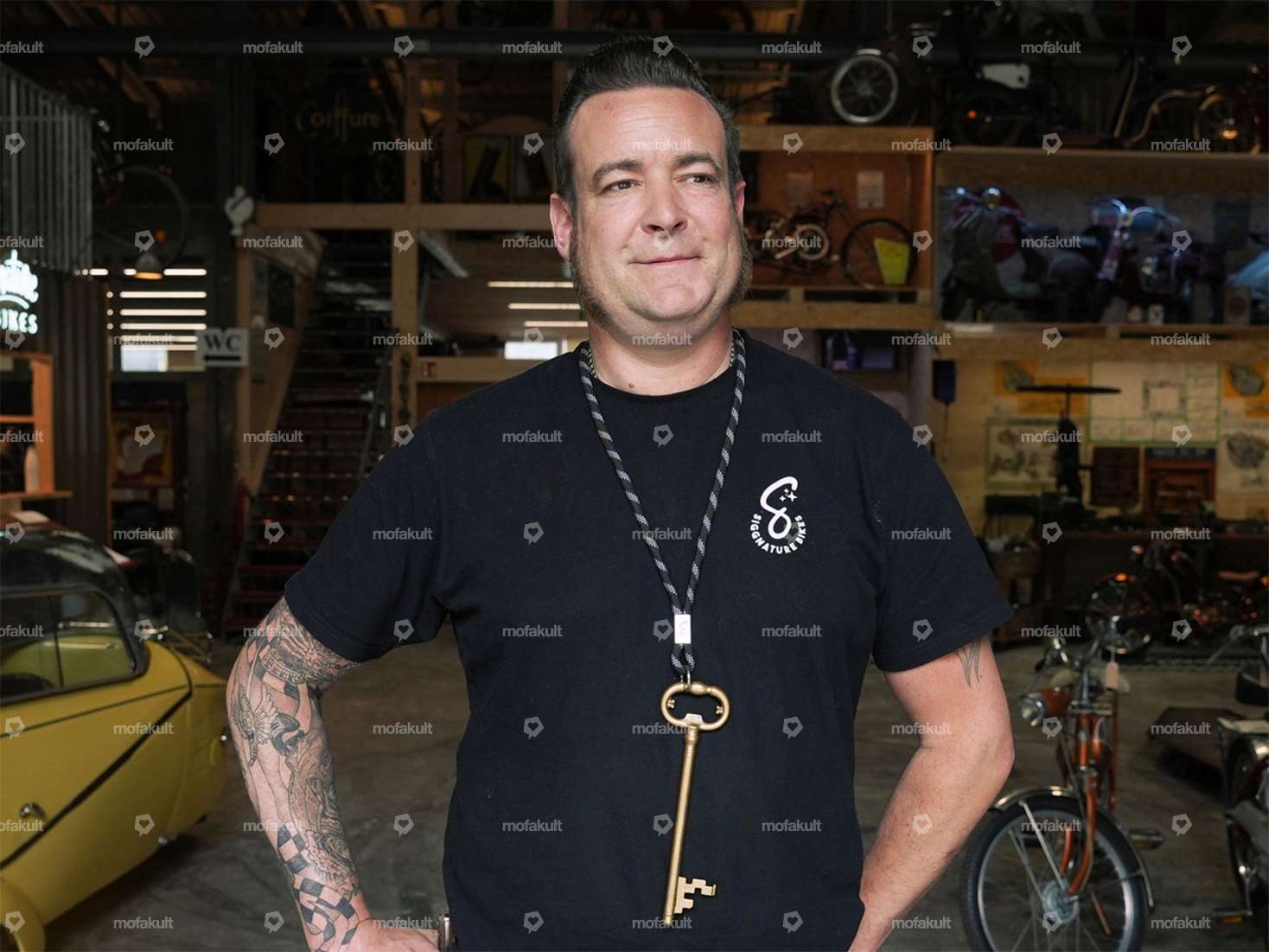 Siggnature lanyard black / gray Carousel Image 3