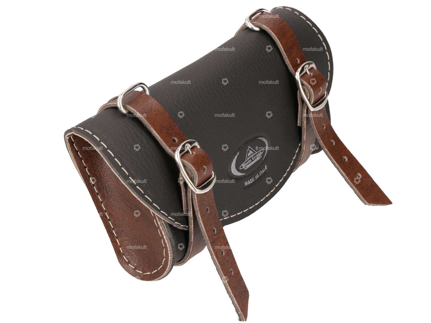 Satteltasche «Classic» schwarz / dunkelbraun Carousel Image 1