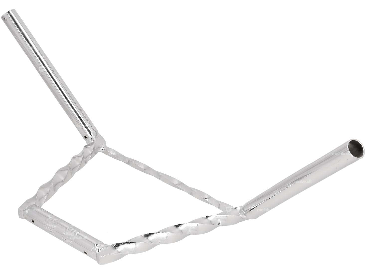 Lenker Gabelplatte 20 cm gedreht mit Strebe Chrom Carousel Image 2