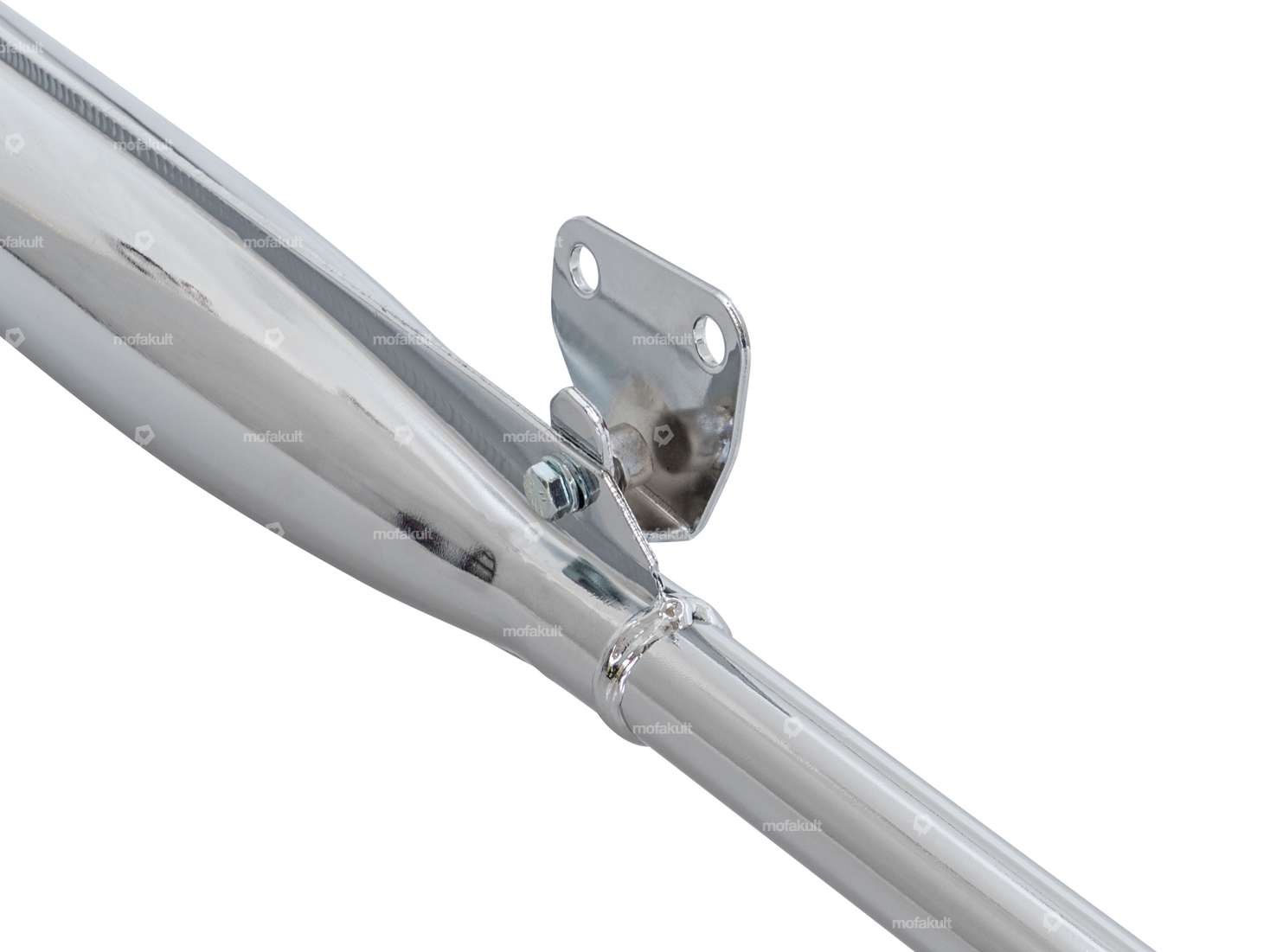 Exhaust 25 mm angled outlet chrome | Tomos Carousel Image 2