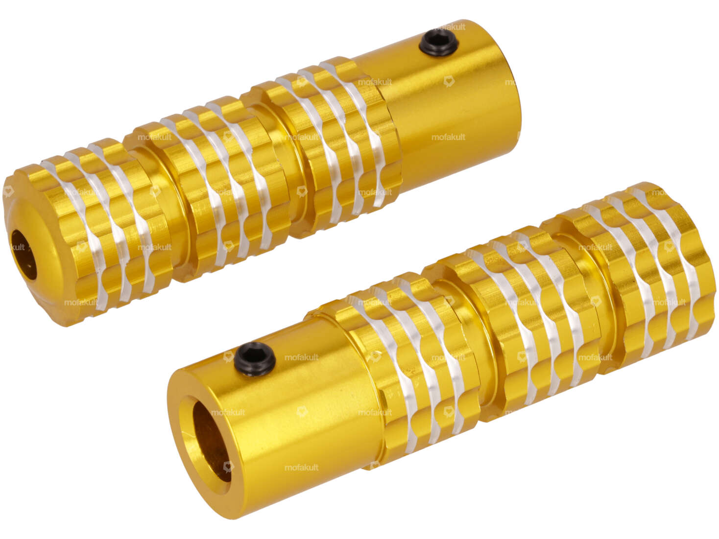 GPO Fussrasten Alu gold eloxiert Carousel Image 1