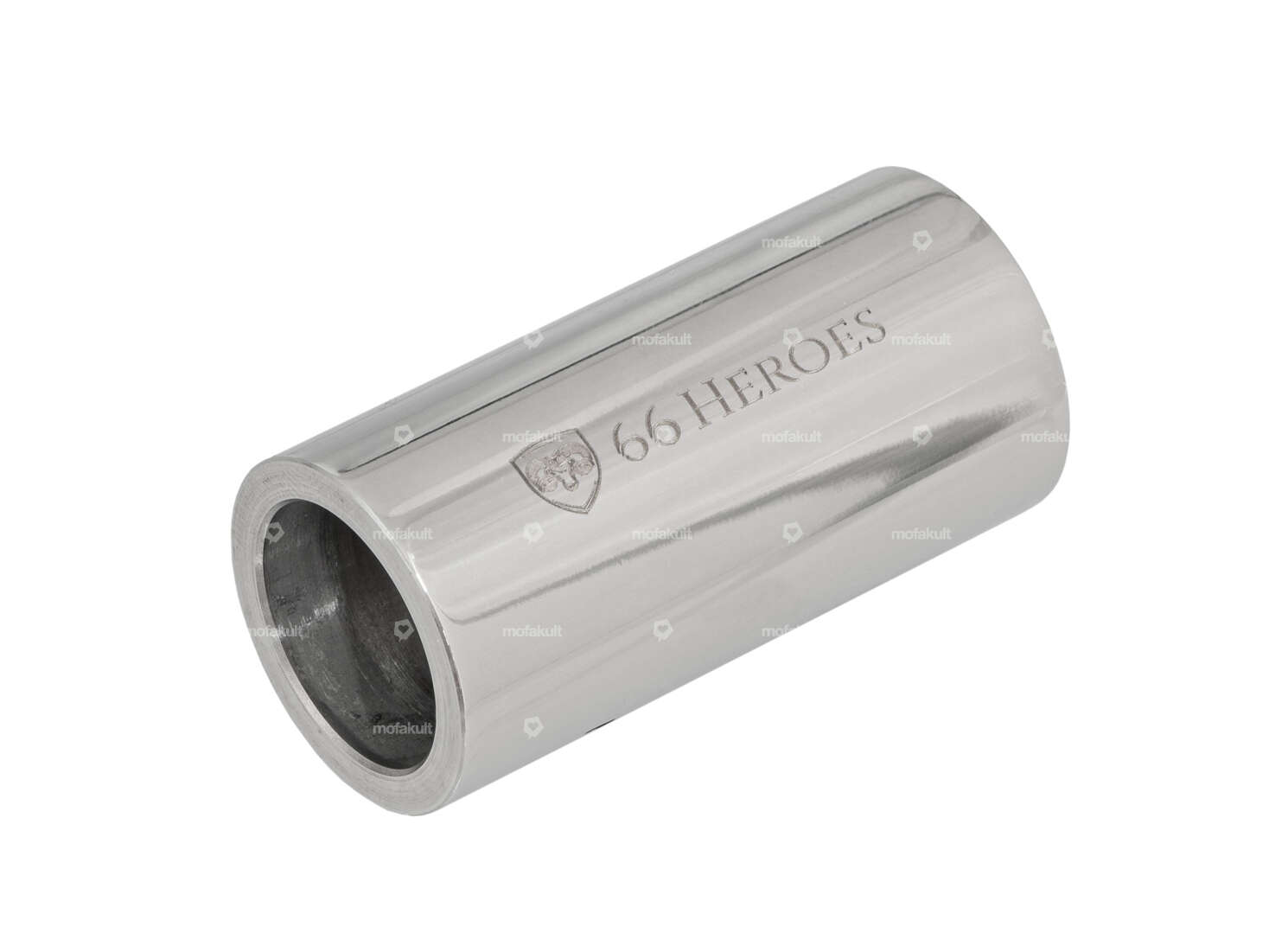 66HEROES Distanzrohr Tretachse 50 mm Inox Carousel Image 1