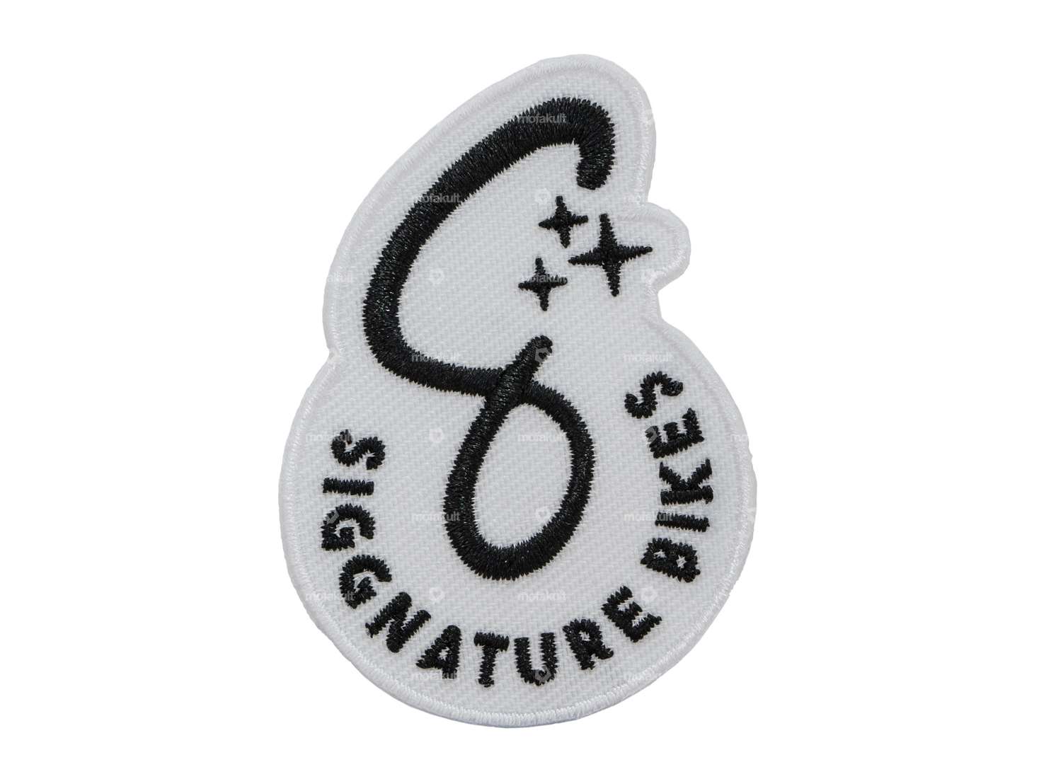 Siggnature Aufnäher «S» 43 x 60 mm Carousel Image 1
