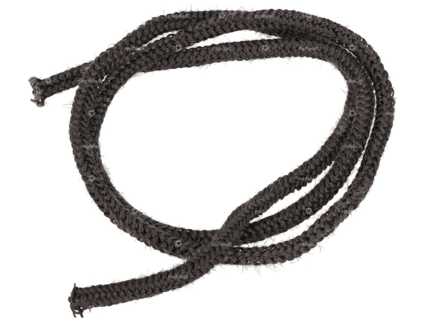 VITCAS Dichtschnur 6 mm Glasfaser weich schwarz (per Meter) Carousel Image 1