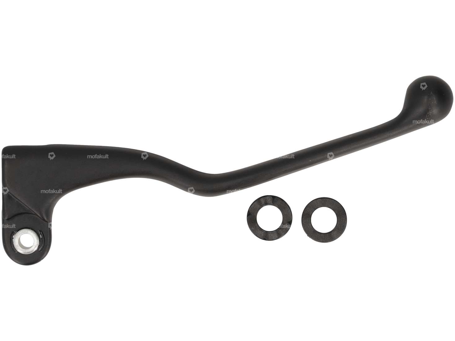 Domino brake lever right long aluminum black NOS Carousel Image 1