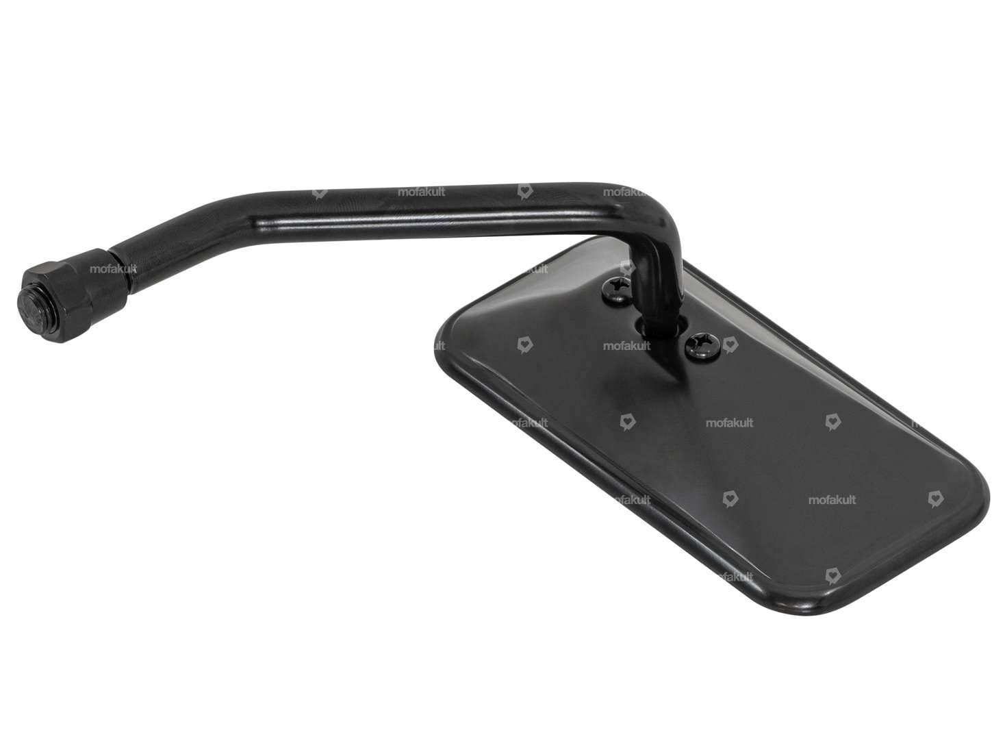 Mirror "Chopper" short left black Carousel Image 3