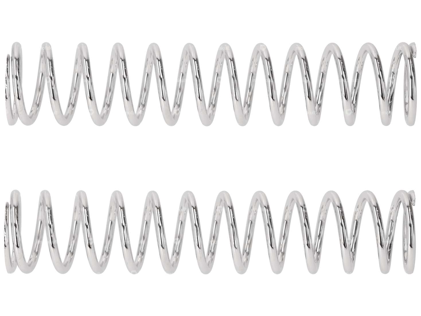 EBR Zierfeder (Paar) Gabel Ø 28 mm Chrom | Piaggio Ciao / Hercules / Alpa Carousel Image 2