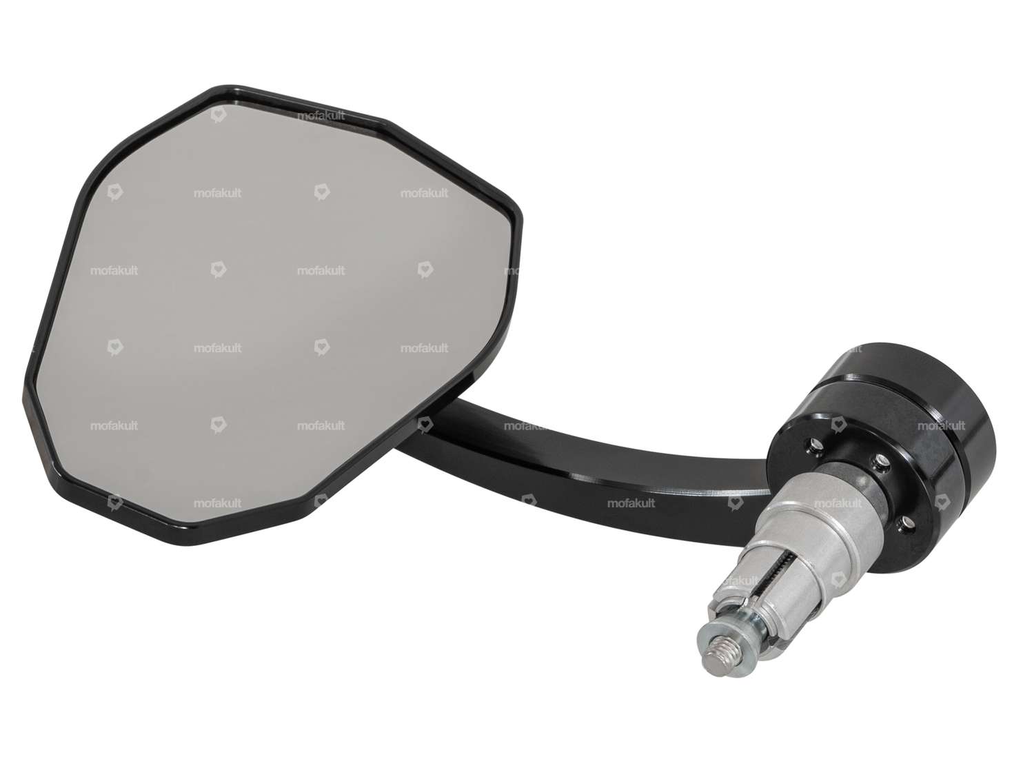 HIGHSIDER Spiegel CNC «Evo» eckig Steckvariante schwarz Carousel Image 3