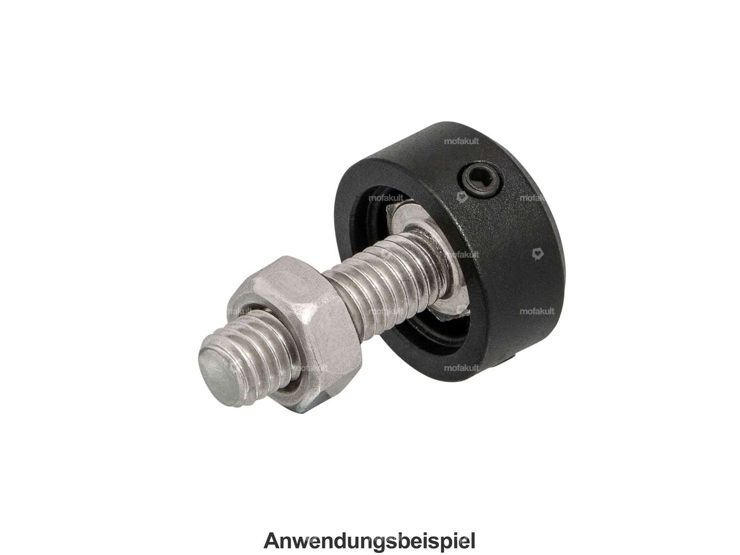 66HEROES Abdeckung Sechskant M10 / M11 Alu schwarz eloxiert Carousel Image 4