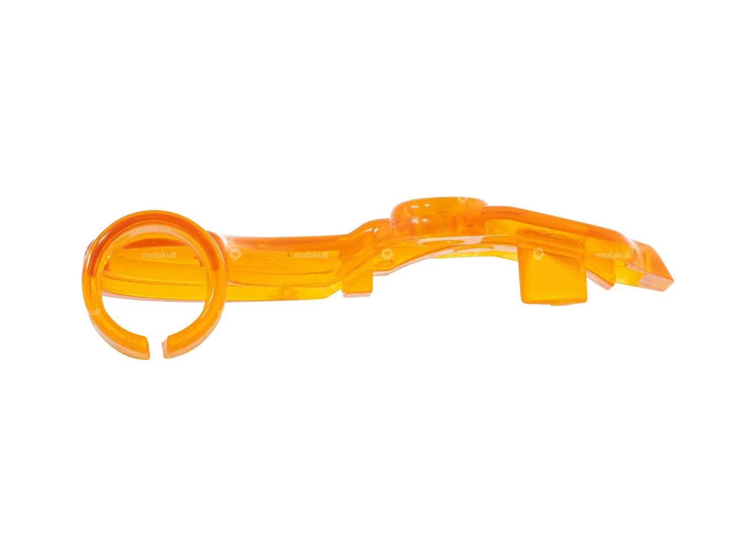 Lusito cable cover throttle twist grip orange (angled at the rear) Carousel Image 3