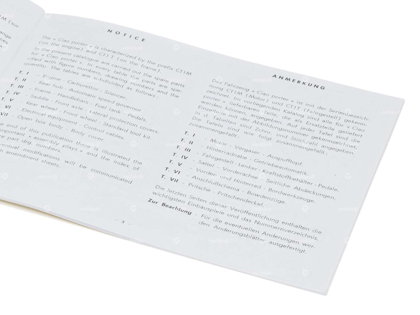 Ersatzteilkatalog | Piaggio Ciao Porter Carousel Image 2