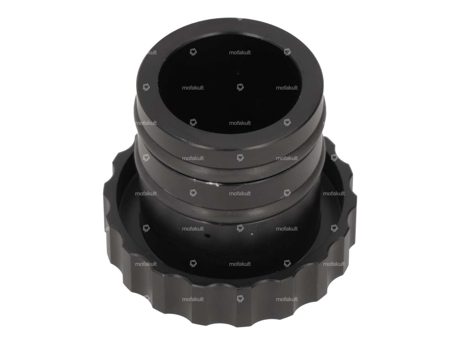 66HEROES Tankdeckel «Piaggio» gewellt schwarz | Piaggio Ciao, Bravo Carousel Image 2