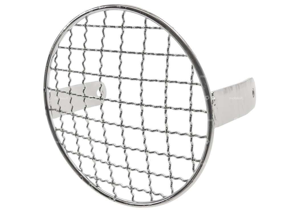 Lamp grille round chrome Carousel Image 1