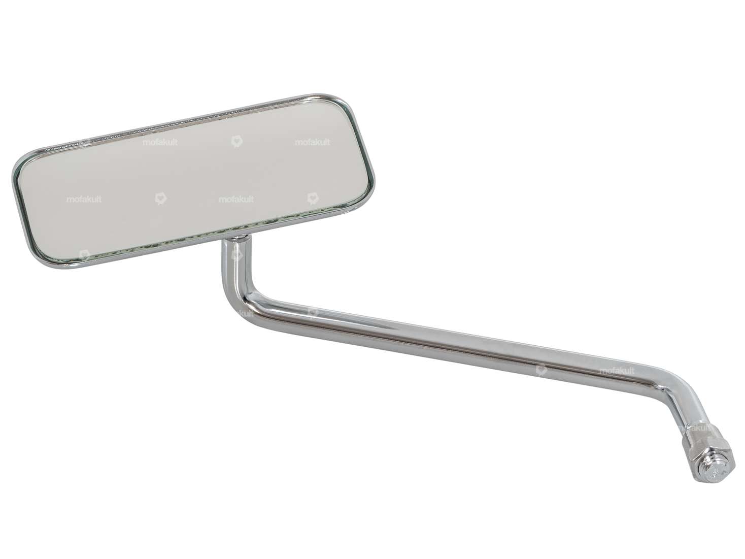 Mirror "Chopper" left chrome Carousel Image 2